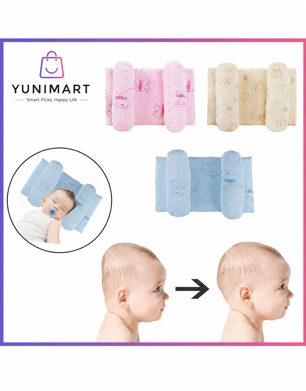 Adjustable Baby Support Pillow