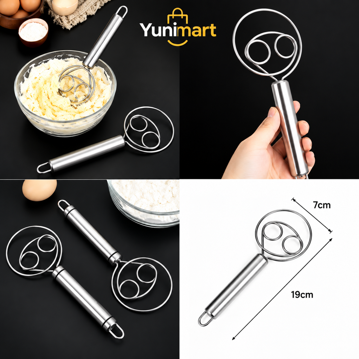 Stainless Steel Bread & Dough Mixer