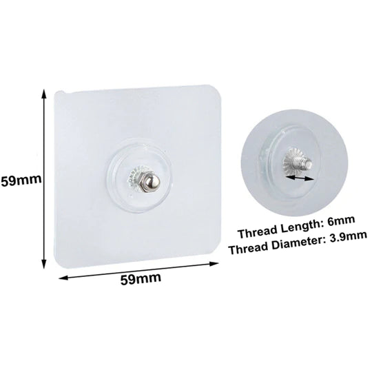 Punch-Free Screw Stickers (10 Pcs) - (IMPORTED)