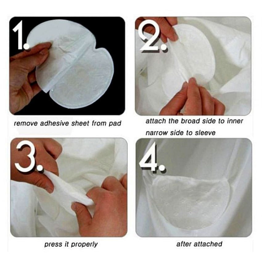 Underarm Sweat Absorbing Pads ( Pack of 12)
