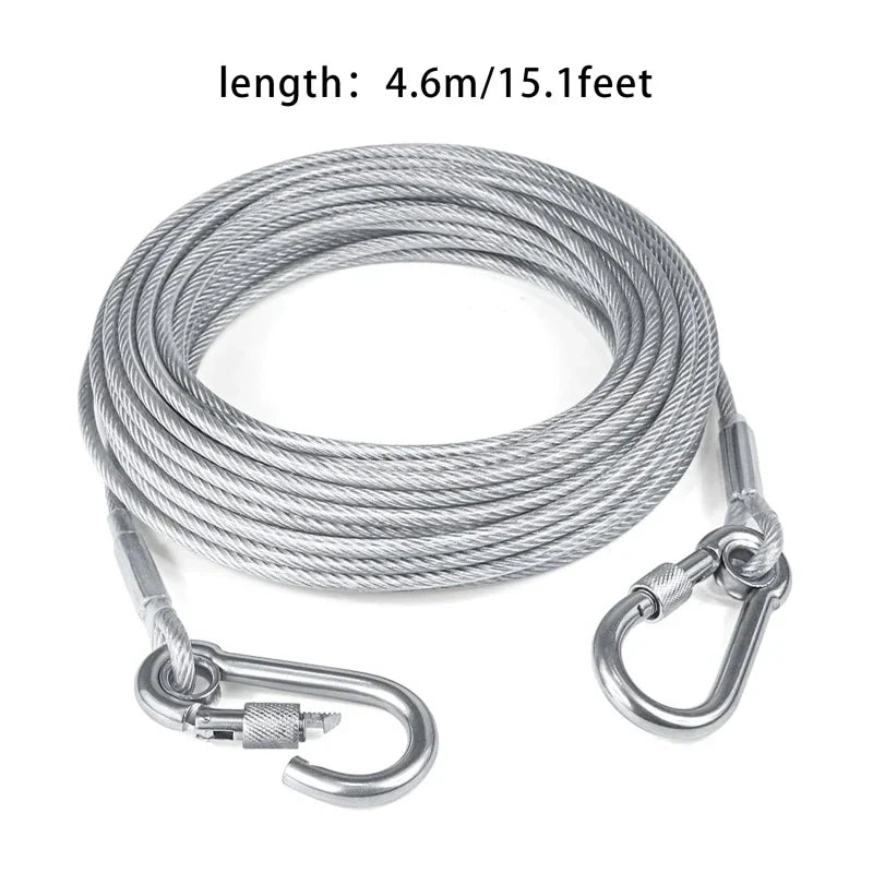 Stainless Steel Wire Rope (15 FOOT)
