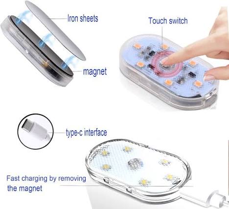 LED CAR INTERIOR TOUCH LIGHT
