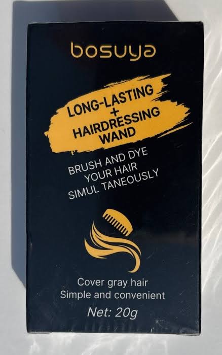 Bosuya Hair Dye Wand – Instant Gray Coverage, Long Lasting Color  (Black/Brown)