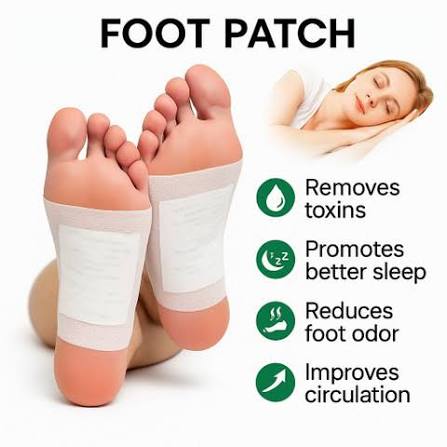 Natural Detox Foot Patches – 10 Pieces