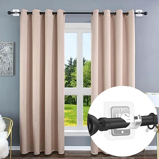 Self-Adhesive Curtain & Mop Holder Hook (Pack of 2)
