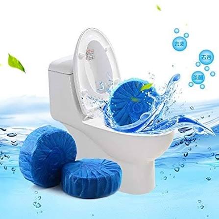 Toilet Cleaner Flush Tank Powerful Scented Tablet 300 Flush Each Tablet( Pack of 10)